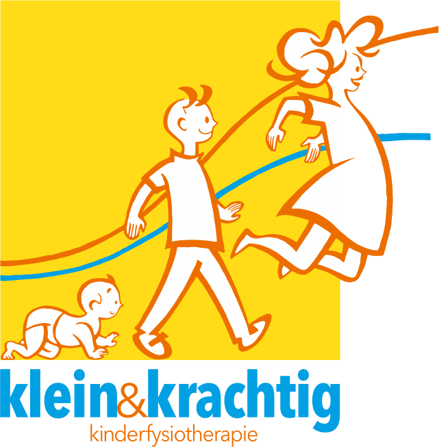 logo van kinderfysiotherapie praktijk Klein en Krachtig